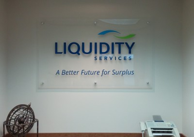 Liquididty Services -  Wall Sign