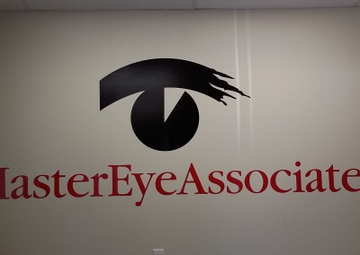 Master Eye Associates - Willowbrook - Reception Sign