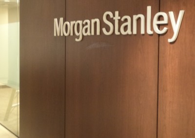 Morgan Stanley - Houston Galleria - Entry Sign