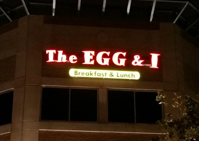 The Egg & I - Franchise Illuminated Business Sign