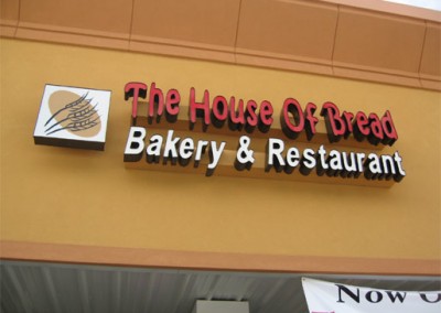The House of Bread Bakery - Channel Letters