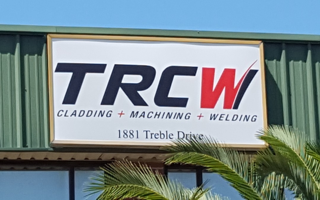 HUMBLE, TX – Custom Building Sign for Equipment Manufacturer TRCW